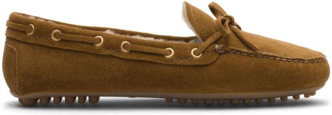 Car Shoe Suède loafers Bruin