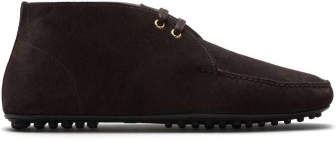 Car Shoe Suède loafers Bruin