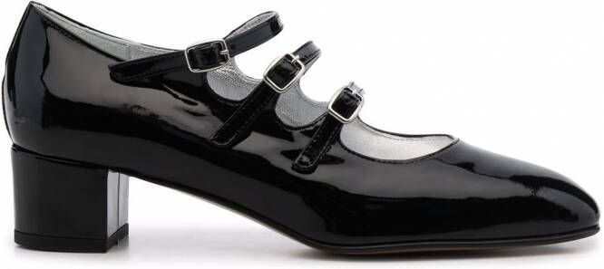 Carel Paris Kina pumps met gesp Zwart