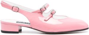 Carel Paris Leren pumps Roze