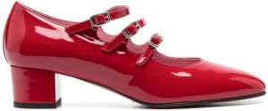 Carel Paris Glanzende pumps Rood