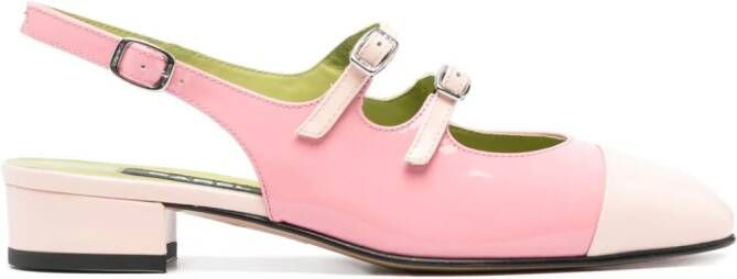 Carel Paris Abricot 20mm leren pumps Roze