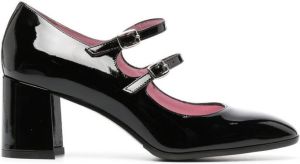 Carel Paris Alice pumps met dubbele bandjes Zwart