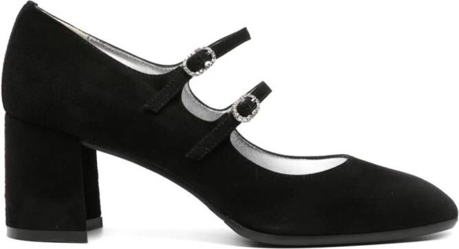 Carel Paris Alice suède pumps Zwart