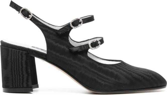 Carel Paris Banana 60 mm Mary Jane pumps Zwart