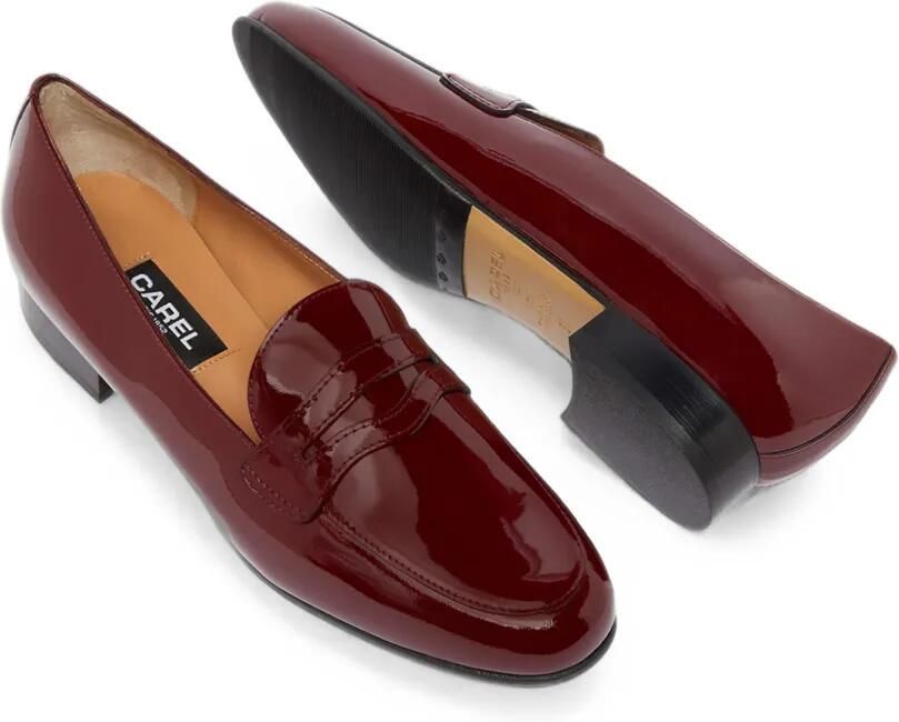 Carel Paris 2100 lakleren loafers Rood - Foto 4