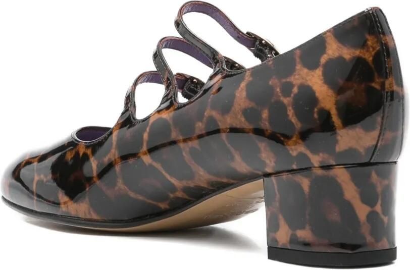 Carel Paris 35 mm Kina pumps met luipaardprint Bruin - Foto 2