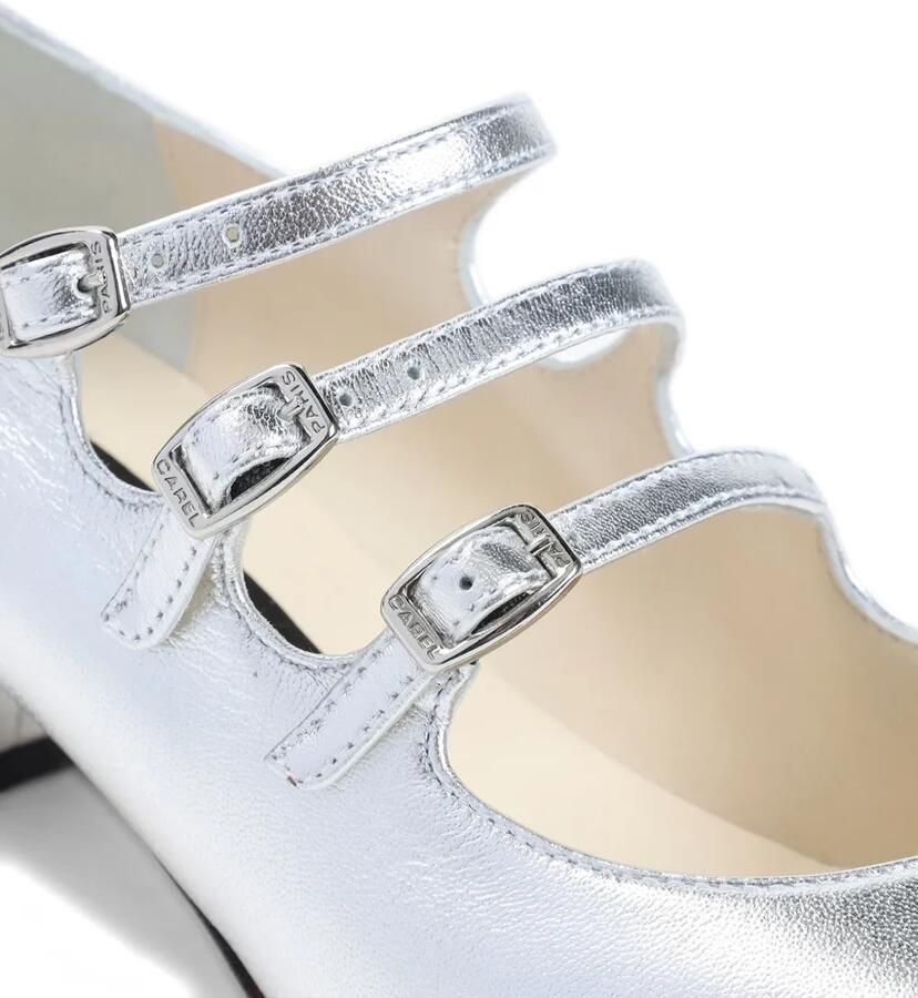 Carel Paris 40 mm Kina pumps met gespbandje Zilver - Foto 2