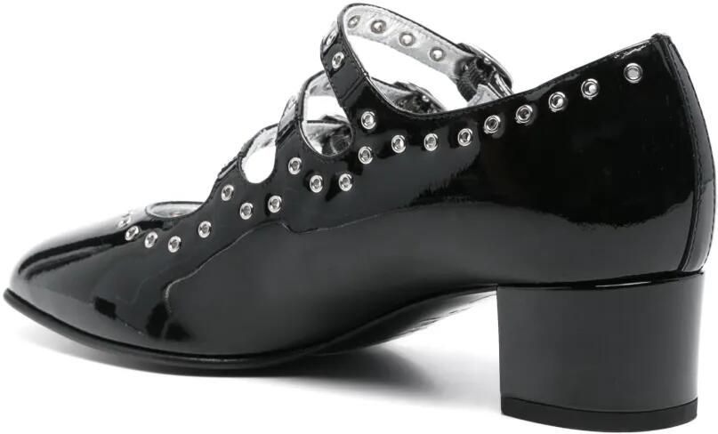 Carel Paris 40 mm pumps met eyelet-detail Zwart - Foto 2