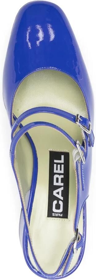 Carel Paris 60 mm Banana slingback pumps Blauw - Foto 4