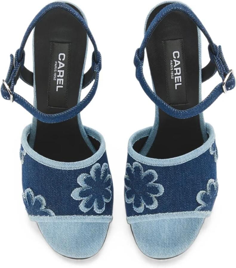 Carel Paris Adriana sandalen met hak Blauw - Foto 2