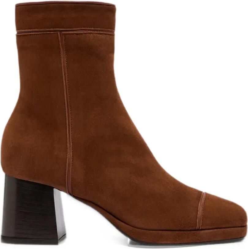 Carel Paris Alba suede panelled boots Bruin