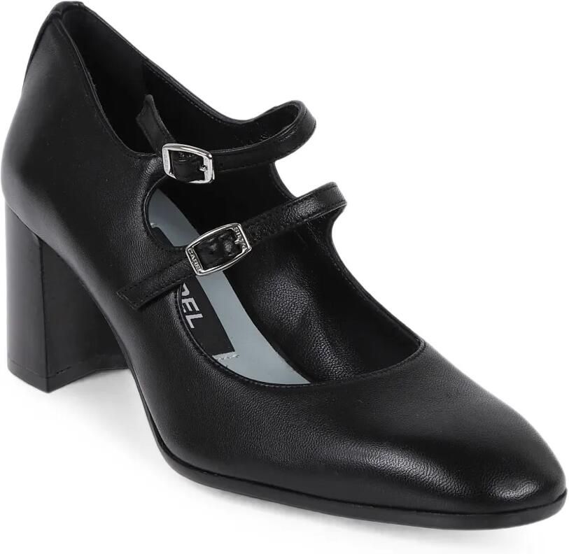 Carel Paris Alice flex pumps met drie bandjes Zwart - Foto 2