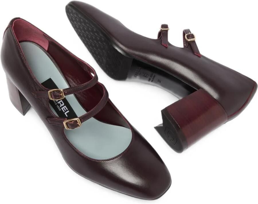 Carel Paris Alice Flex pumps met dubbele bandjes Rood - Foto 3
