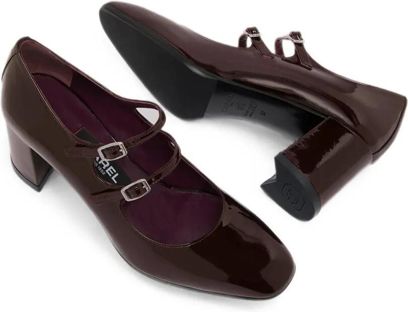 Carel Paris Alice lakleren pumps Rood - Foto 4