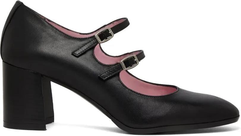 Carel Paris Alice pumps met dubbele bandjes Zwart