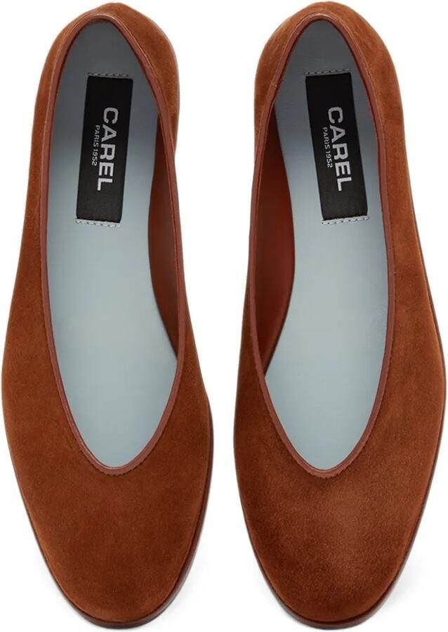 Carel Paris Amanda suede ballet flats Bruin - Foto 2