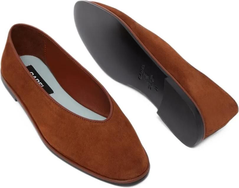 Carel Paris Amanda suede ballet flats Bruin - Foto 4