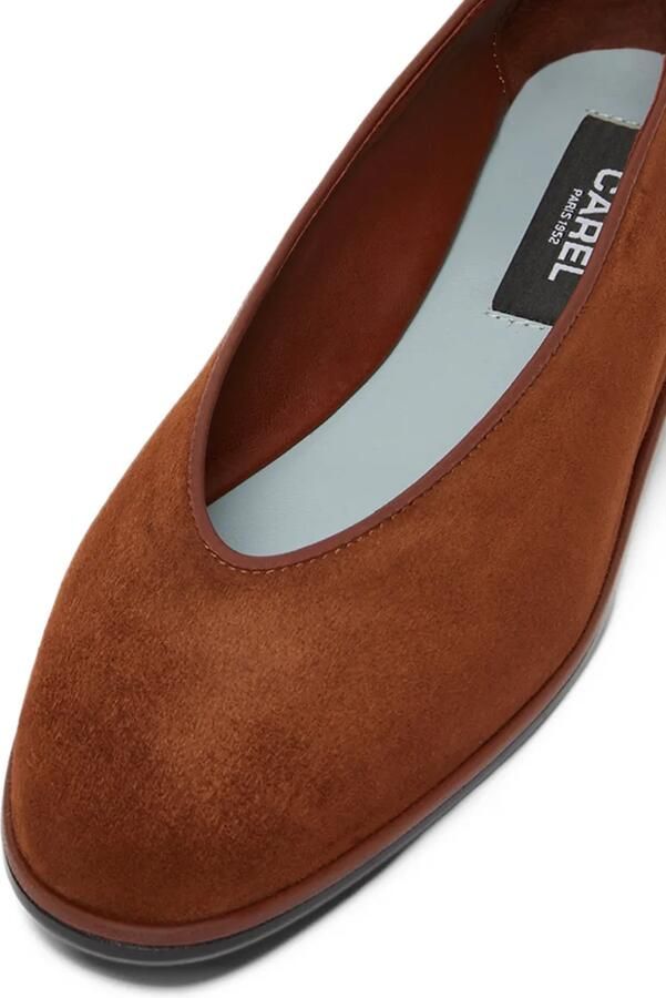 Carel Paris Amanda suede ballet flats Bruin - Foto 3