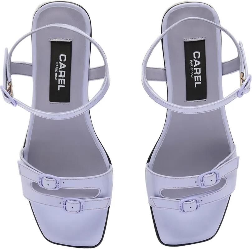 Carel Paris Angelica lakleren sandalen Paars - Foto 3