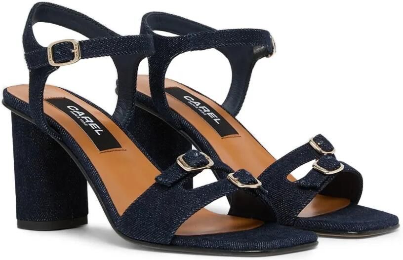 Carel Paris Angelica sandalen met drie bandjes Blauw - Foto 5