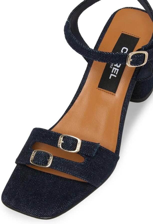 Carel Paris Angelica sandalen met drie bandjes Blauw - Foto 4