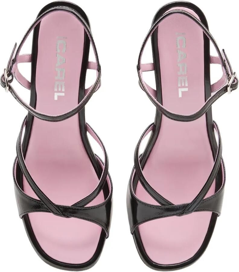 Carel Paris Apollo lakleren sandalen Zwart - Foto 2