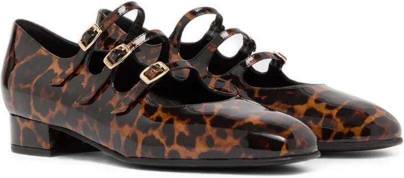 Carel Paris Ariana ballerina's met luipaard-print Bruin - Foto 5