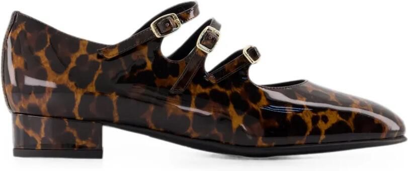 Carel Paris Ariana pumps met luipaardprint Bruin