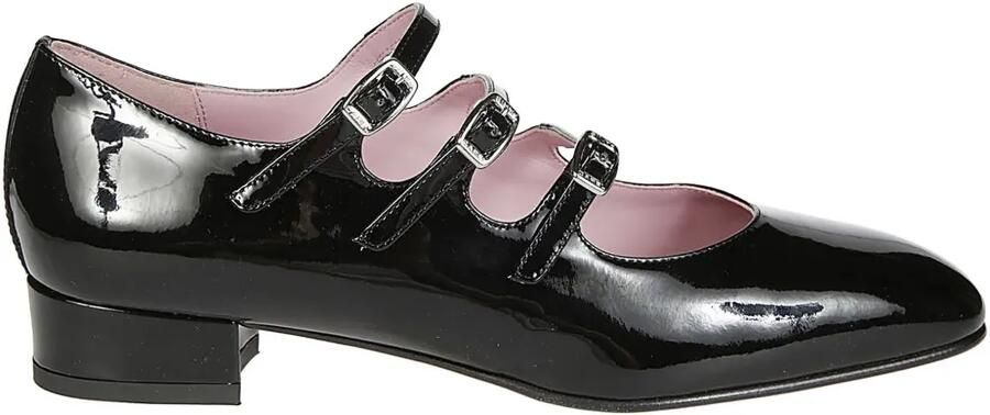 Carel Paris Ariana schoenen met drievoudig bandje Zwart