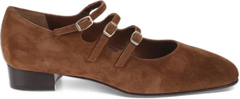 Carel Paris Ariana triple-strap Mary Jane pumps Bruin