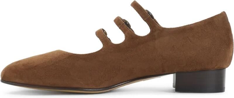 Carel Paris Ariana triple-strap suede pumps Bruin - Foto 3