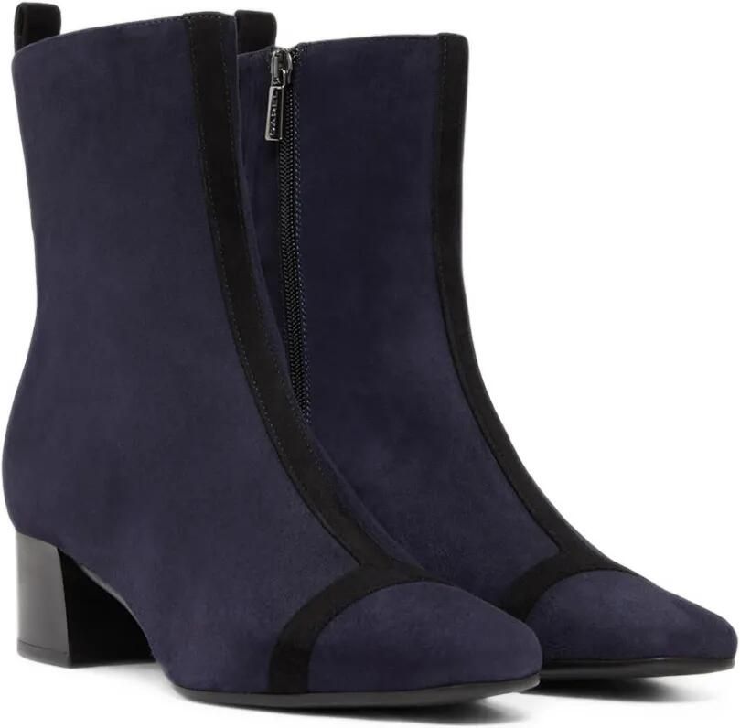 Carel Paris Audrey suède enkellaarzen met vlakken Blauw - Foto 3