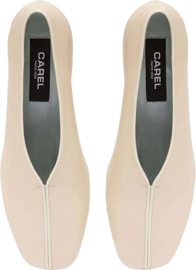 Carel Paris Aurora square-toe heeled pumps Beige - Foto 3