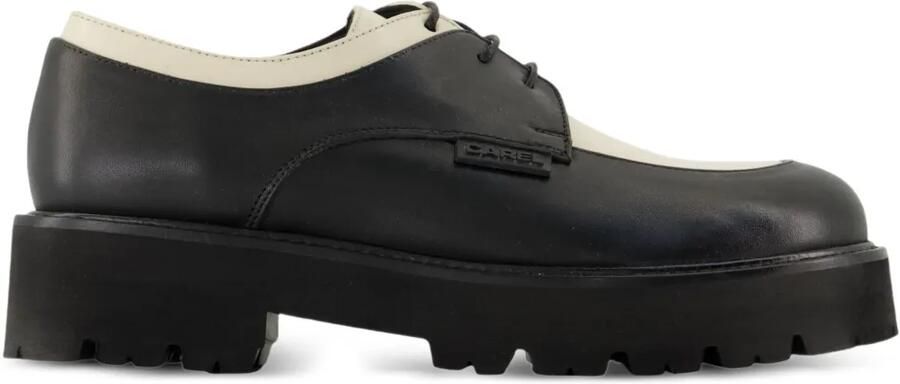Carel Paris Azur derby schoenen met plateauzool Zwart