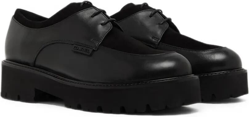 Carel Paris Azur derby schoenen met suède vlak Zwart - Foto 2