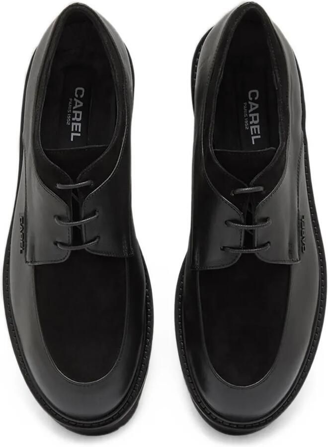 Carel Paris Azur derby schoenen met suède vlak Zwart - Foto 3