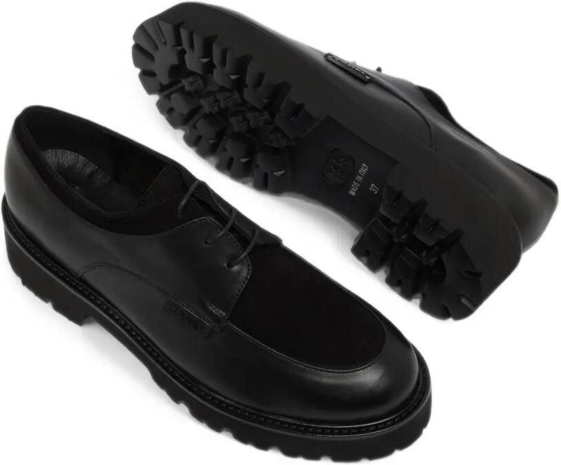 Carel Paris Azur derby schoenen met suède vlak Zwart - Foto 4