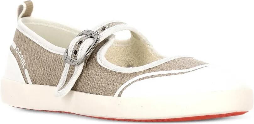Carel Paris Ballerina's met gespbandje Beige - Foto 2