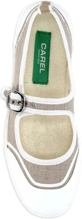 Carel Paris Ballerina's met gespbandje Beige - Foto 3