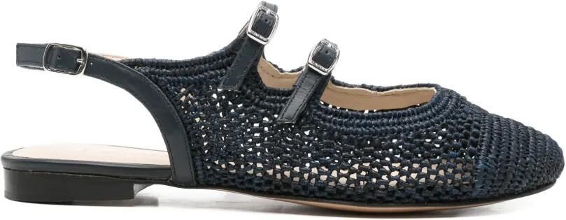 Carel Paris Balma pumps met gesp Blauw