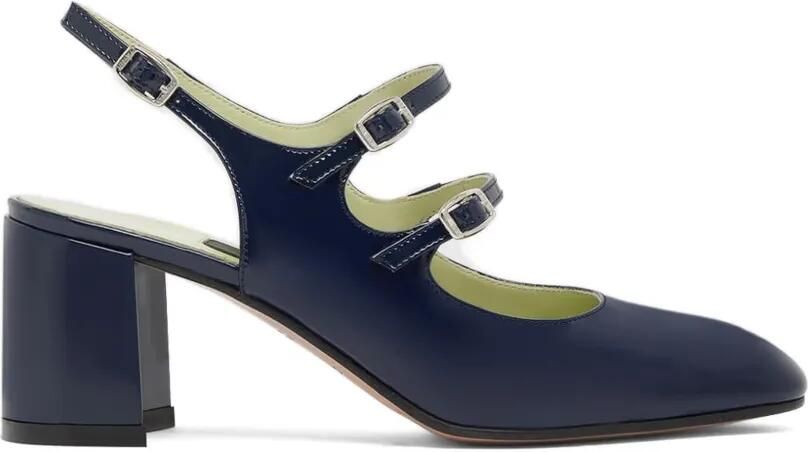 Carel Paris Banana lakleren slingback pumps Blauw