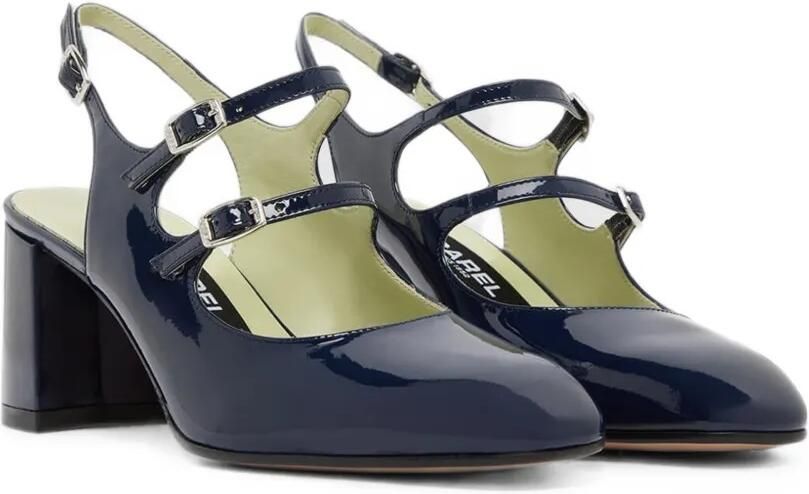 Carel Paris Banana lakleren slingback pumps Blauw - Foto 4