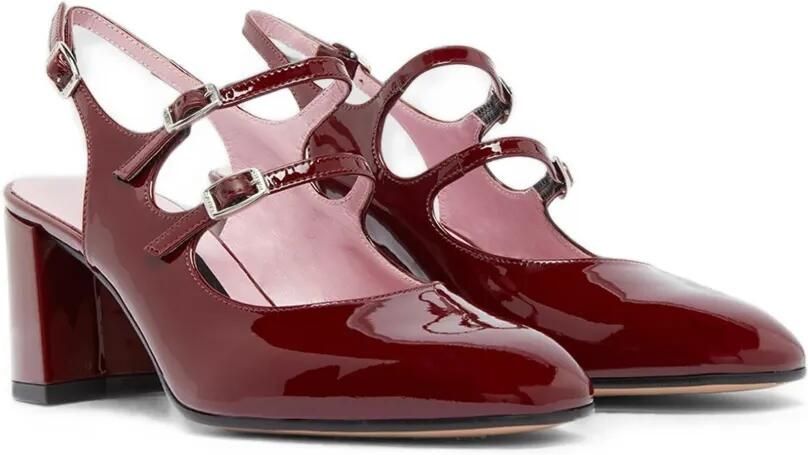 Carel Paris Banana lakleren slingback pumps Rood - Foto 5