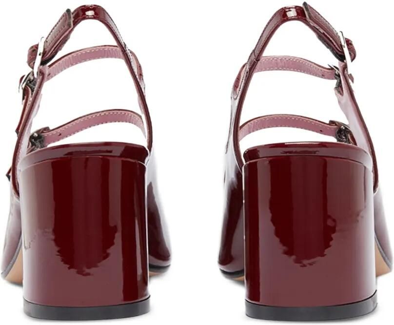 Carel Paris Banana lakleren slingback pumps Rood - Foto 4