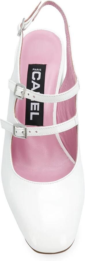 Carel Paris Banana pumps met bandjes Wit - Foto 3