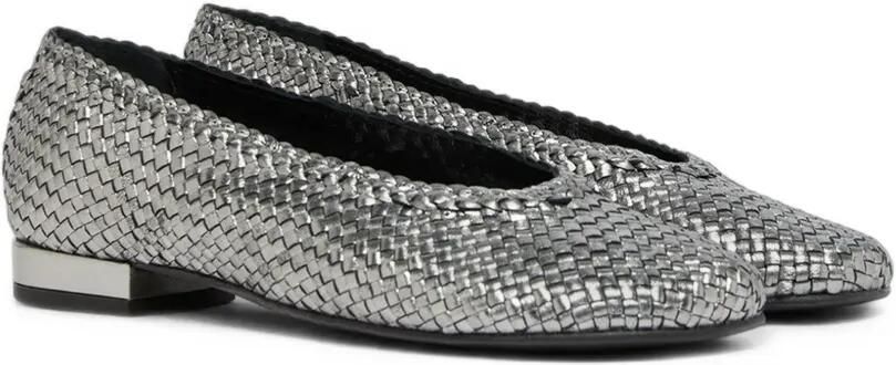 Carel Paris Cassis geweven leren ballerina's Zilver - Foto 5