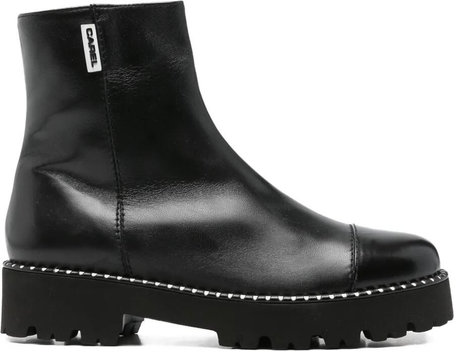Carel Paris Chouchou 25 enkellaarzen Zwart