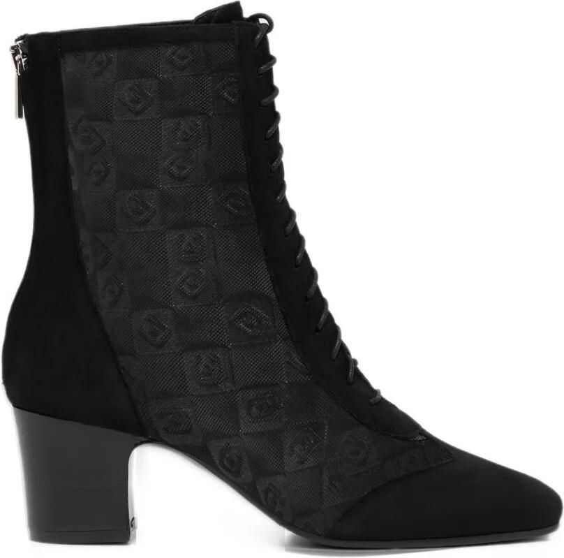 Carel Paris Colette lace-up ankle boots Zwart