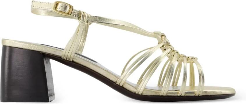 Carel Paris Copacabana sandalen met open neus Goud